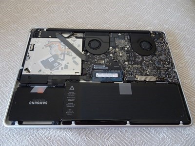 Instalación de una Samsung SSD 840 Pro en un MacBook Pro Early 2011 con Mavericks 10.9.4